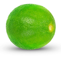 lime  isolated on white
