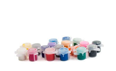 set of watercolor paints