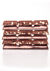 chocolate isolated on white background