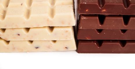 chocolate isolated on white background