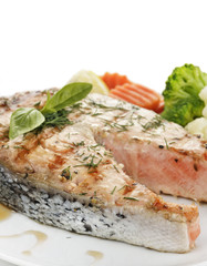 Salmon With Vegetables