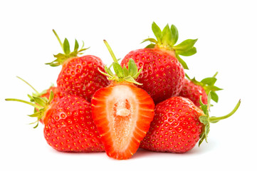 Fresh ripe strawberries
