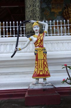 Statue à Luang Prabang, Laos