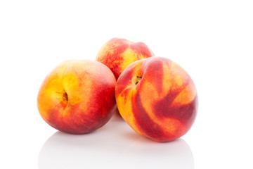 Peaches isolated.