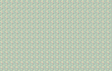 Turquoise  vintage pattern 