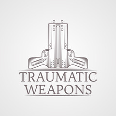 Abstract illustration of traumatic weapons