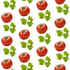 TRAMA SFONDO POMODORO E PREZZEMOLO