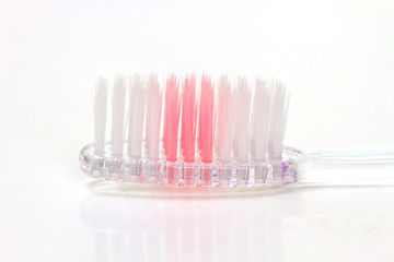 Close up tooth brush