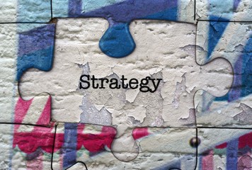 Strategy puzzle concept