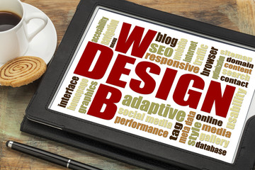 web design word cloud