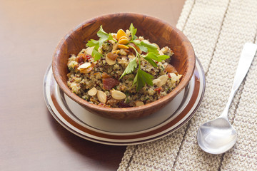 Smoky Quinoa and Bacon Salad