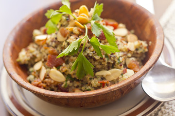 Smoky Quinoa and Bacon Salad