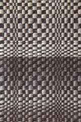 Hand-woven geometrical pattern