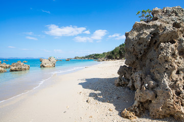沖縄のビーチ・うるま市・宮城島