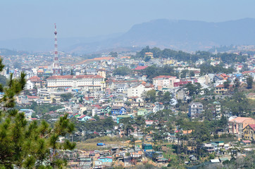 Вьетнам, панорама города Далата