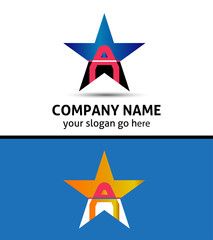 Obraz premium Letter A Logo Icon