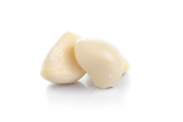 Garlic isolated on white background