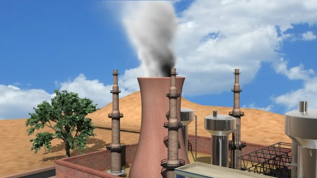 Factory smoke