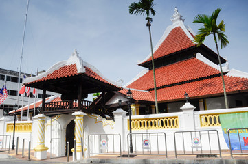 Masjid Kampung Hulu in Malacca, Malaysia