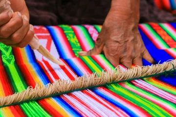 Foto op Canvas aymara cloth © ruslanita