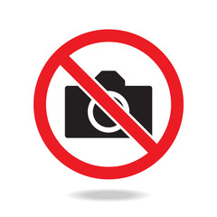 no photo, camera sign and symbol
