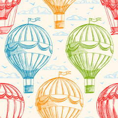 Fototapeta premium Vintage balloons
