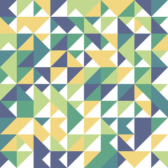 Seamless geometric, vintage pattern. With triangles.