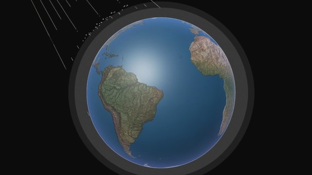 Light rays at ozone layer