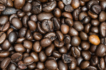 Coffee bean background.