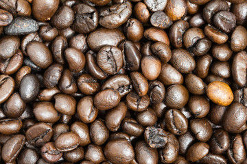 Coffee bean background.