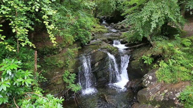 Torc Waterfall in Killarney National Park.