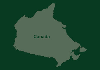 Canada map vector, canada, canada vector