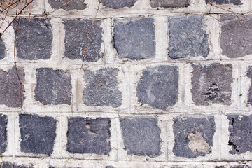 a gray stone wall  background