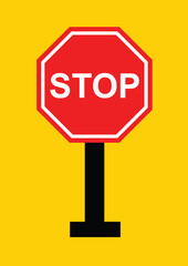 stop sign, stop vector, road sign, warning