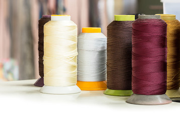 Bobbins of thread