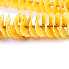 Fry twist slice potato