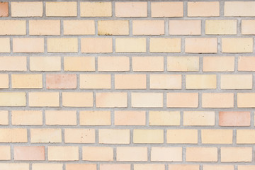 a yellow wall brick
