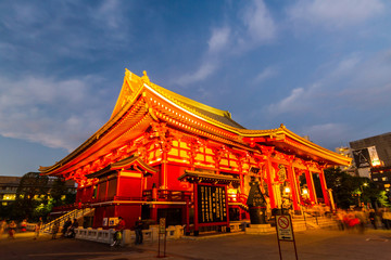 Fototapeta premium Sensoji, also known as Asakusa Kannon Temple .