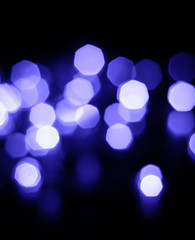 color Bokeh lights.