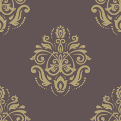 Damask Seamless Vector Pattern