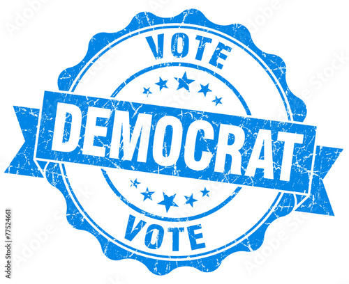 "democrat blue grunge seal isolated on white" Imagens e fotos de stock ...