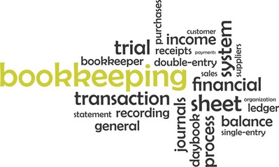 word cloud - bookkeeping