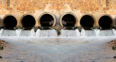 Drains.