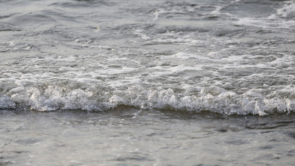 Sea waves.