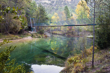 Puente sobre el rio Tajo. Guadalajara