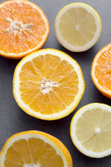 Fototapeta na wymiar citrus fruit slices