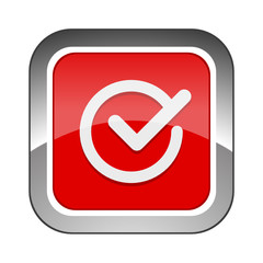 Chrome Square Button