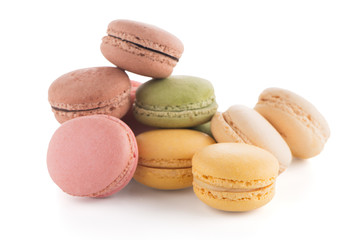 Colorful French Macarons