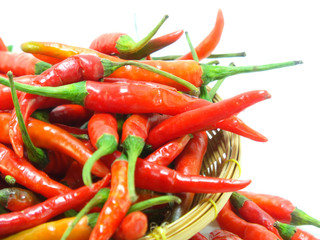 red hot chili pepper collage