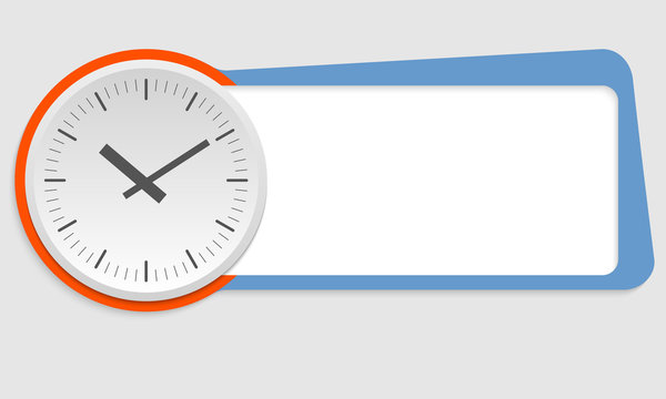 blue frame for text and watches